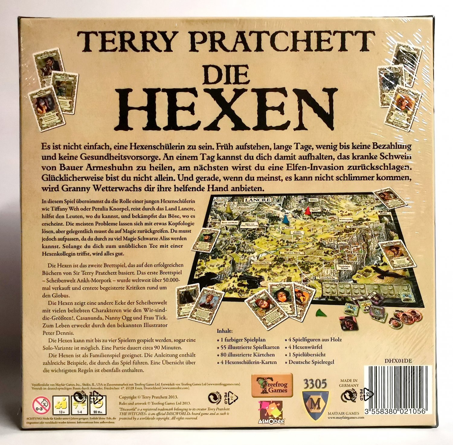 Brettspiel "Die Hexen" von Terry deals Pratchett - wie neu